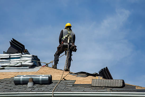 Professional Roof Replacement technician working in Cary, NC
